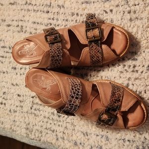 Freebird Caprice leather clogs